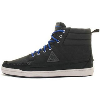 Le Coq Sportif Chaumont Lea Noir - Chaussures Basket Montante Homme Remise Lyon